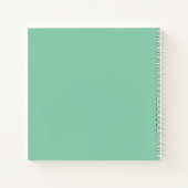 「ダークシーグリーン」マンダラ ノートブック (裏面)