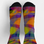 ダークジオメトリック – アスレティックソックス ソックス (上部)