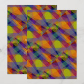 ダークジオメトリック – グリーティングカード シーズンカード (正面/裏面)