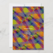 ダークジオメトリック – グリーティングカード シーズンカード (裏面)