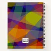 ダークジオメトリック – ノートブック (裏面)