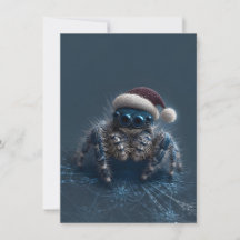 ダークジャンピングスパイダークリスマスカード