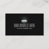 ダークジュエラーの名刺に輝くダイヤモンド 名刺 (正面)