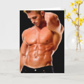 ダークジーンズハンク カード (黄色い花)