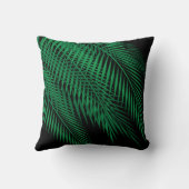 ダークスカイ葉のトロピカルパーム クッション (裏面)