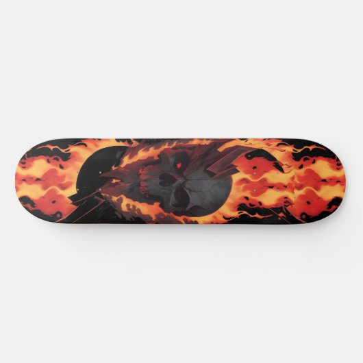 ダークスカルデッドファイア5オリジナル スケートボード (横)
