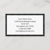 ダークスカロップドラゴンスケールパターン 名刺 (裏面)