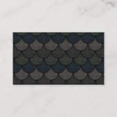 ダークスカロップドラゴンスケールパターン 名刺 (正面)