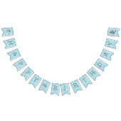 ダークスキンパープルマーメイドザシー誕生日 バンティングフラッグ (全)