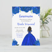 ダークスキンプリンセスブルーフローラキンセアニェラ 招待状 (スタンド正面)