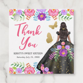 ダークスキンプリンセスメキシコフローラドレス甘い16 フェイバータグ