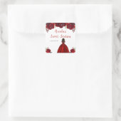 ダークスキンプリンセス赤フローラSweet sixteen スクエアシール (バッグ)