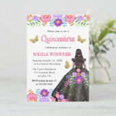 ダークスキンプリンセス メキシカンドレス キンセアニエラ 招待状 (スタンド正面)