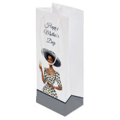 ダークスキンレディードレスヴィンテージ抱き枕 ワインギフトバッグ (裏面アングル)