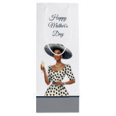 ダークスキンレディードレスヴィンテージ抱き枕 ワインギフトバッグ (裏面)