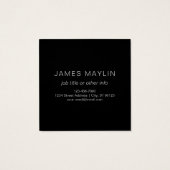 ダークスタイリッシュグ男らし・グレイ名&モノグラム (裏面)