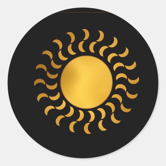 ダークスターのシール ラウンドシール (正面)