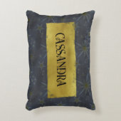 ダークスターズシテラルブラック金ゴールド名 アクセントクッション (正面(垂直))