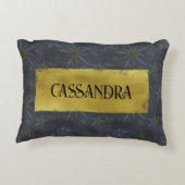 ダークスターズシテラルブラック金ゴールド名 アクセントクッション (裏面)