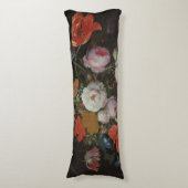 ダークスチルライフフローラ装飾用クッション ボディピロー (正面縦)