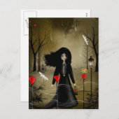 ダークスチームパンクバレンタインポストカード シーズンポストカード (正面/裏面)