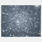 ダークスチールブルーフリースブランケット フリースブランケット (正面(横))