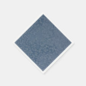 ダークスチールブルー氷結晶ペーパーナプキン スタンダードカクテルナプキン (角)