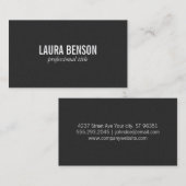 ダークスティックリネンプリント 名刺 (正面/裏面)