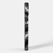 ダークステンレス鋼モザイク Case-Mate iPhoneケース (裏面 / 右)