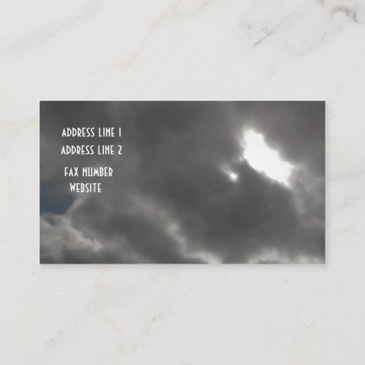 ダークストクールミースカイプリントメンタルヘルスカウンセラー 名刺 (裏面)