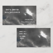 ダークストクールミースカイプリントメンタルヘルスカウンセラー 名刺 (正面/裏面)