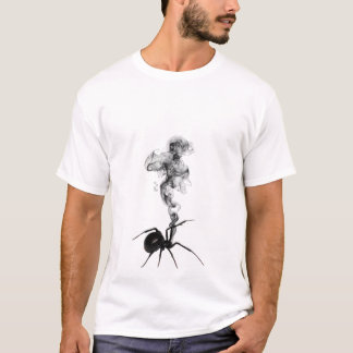 ダークスパイダースモークトレイル – ゴシック様式の美的ホラー Tシャツ
