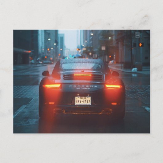ダークスポーツカー ポストカード (正面)