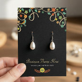 ダークスワールエレガントフローライヤリングカード