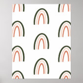 ダークセージボホーレインボーズ子供部屋デコールポスター ポスター (正面)