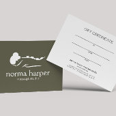 ダークセージマッサージセラピストデイスパギフトカード