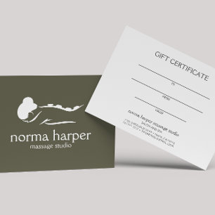 ダークセージマッサージセラピストデイスパギフトカード