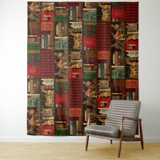 ダークセージ教授の魔法聖降誕祭図書館 タペストリー (インサイチュ)