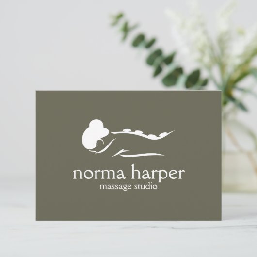 ダークセージ マッサージセラピスト デイスパ ギフトカード (スタンド正面)