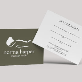 ダークセージ マッサージセラピスト デイスパ ギフトカード