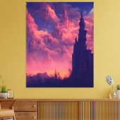 ダークタワーストレッチキャンバス印刷 キャンバスプリント (インサイチュ (リビング))