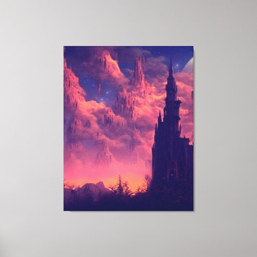 ダークタワーストレッチキャンバス印刷 キャンバスプリント (正面)