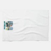 ダークターコイズ オールキャップ ベストマムエバーフォト キッチンタオル (横)