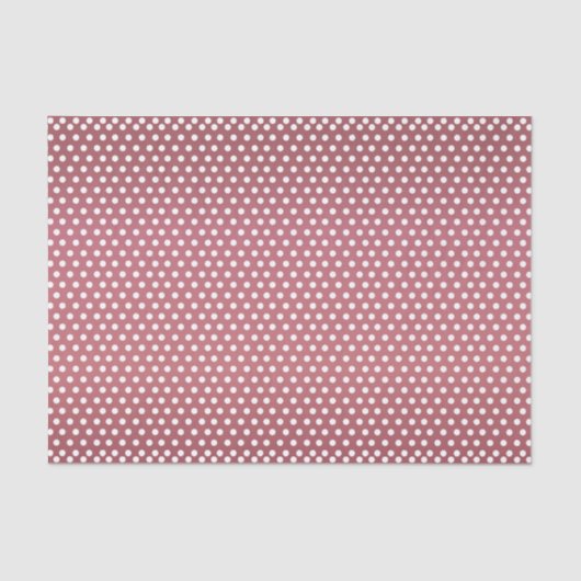 ダークダスティバラとホワイト水玉模様 薄葉紙 (正面)