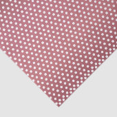 ダークダスティバラとホワイト水玉模様 薄葉紙 (詳細)