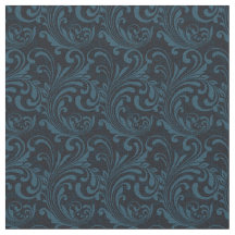 ダークダマスクブルーブラックスワールパター男らしン