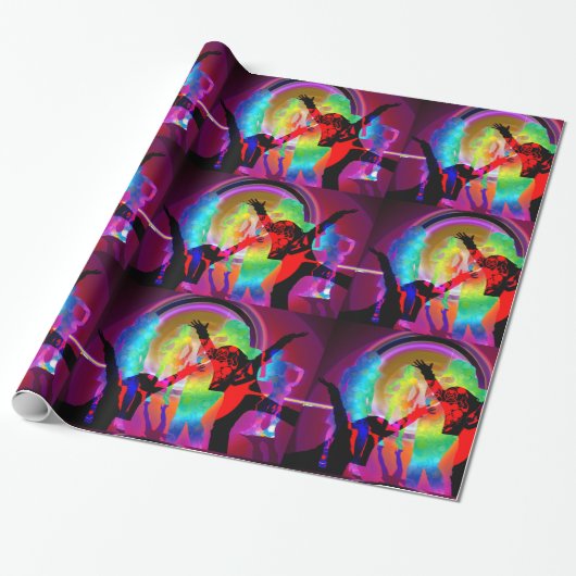 ダークダンスのパーティー ラッピングペーパー (アンロールド)
