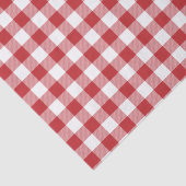 ダークチェ赤と白ックプレイドティッシュペーパー 薄葉紙 (詳細)