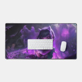 ダークチャイルドゲームデスクマット | カスタマイズ可能なデスクトップ デスクマット (キーボード&マウス)