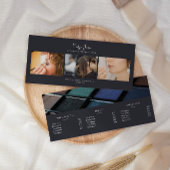 ダークチャコール写真追加 ヘアメイクサービス 価格 ラックカード